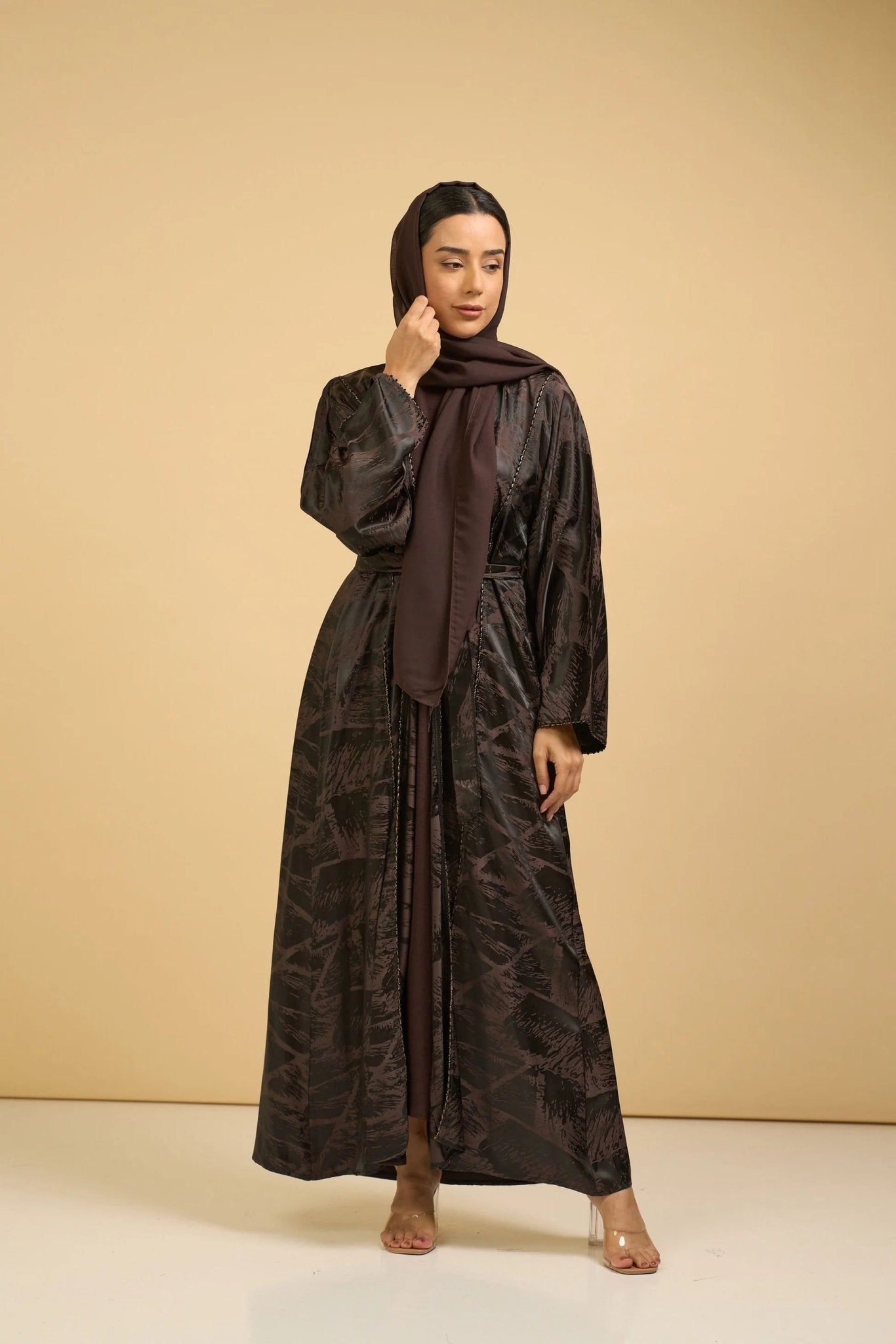 Autumn Ember Abaya - Awrah Abayas UAE