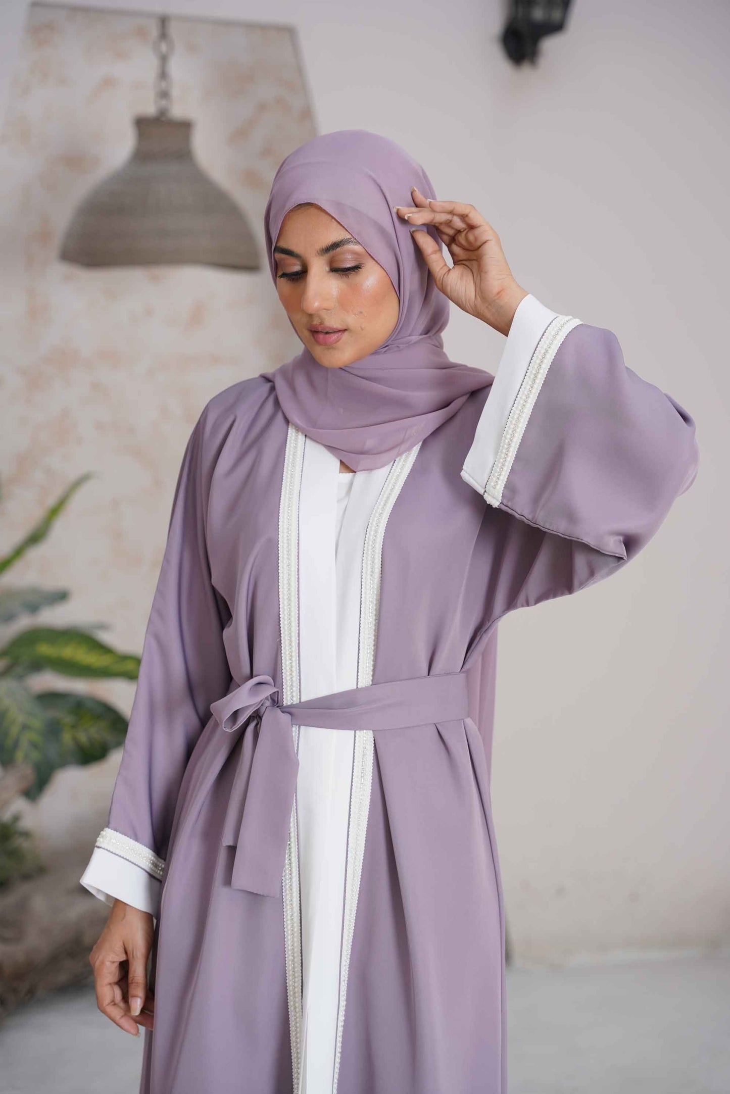 Lavender Lux Abaya