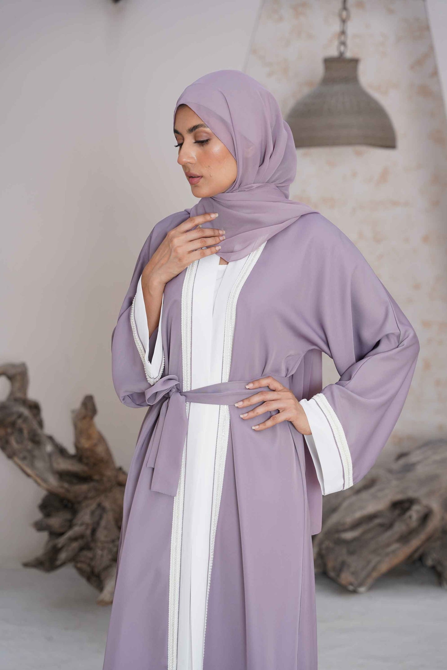 Lavender Lux Abaya