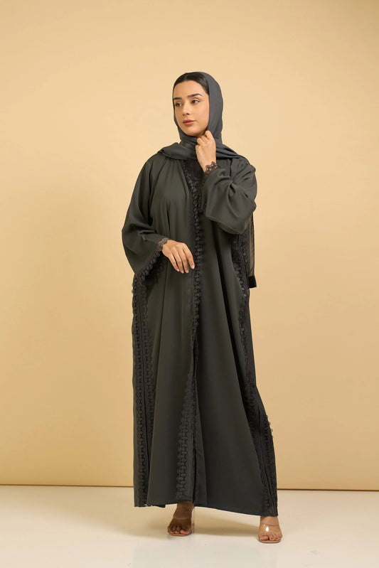 Serene Charcoal Abaya