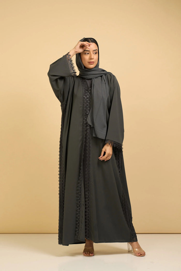 Serene Charcoal Abaya