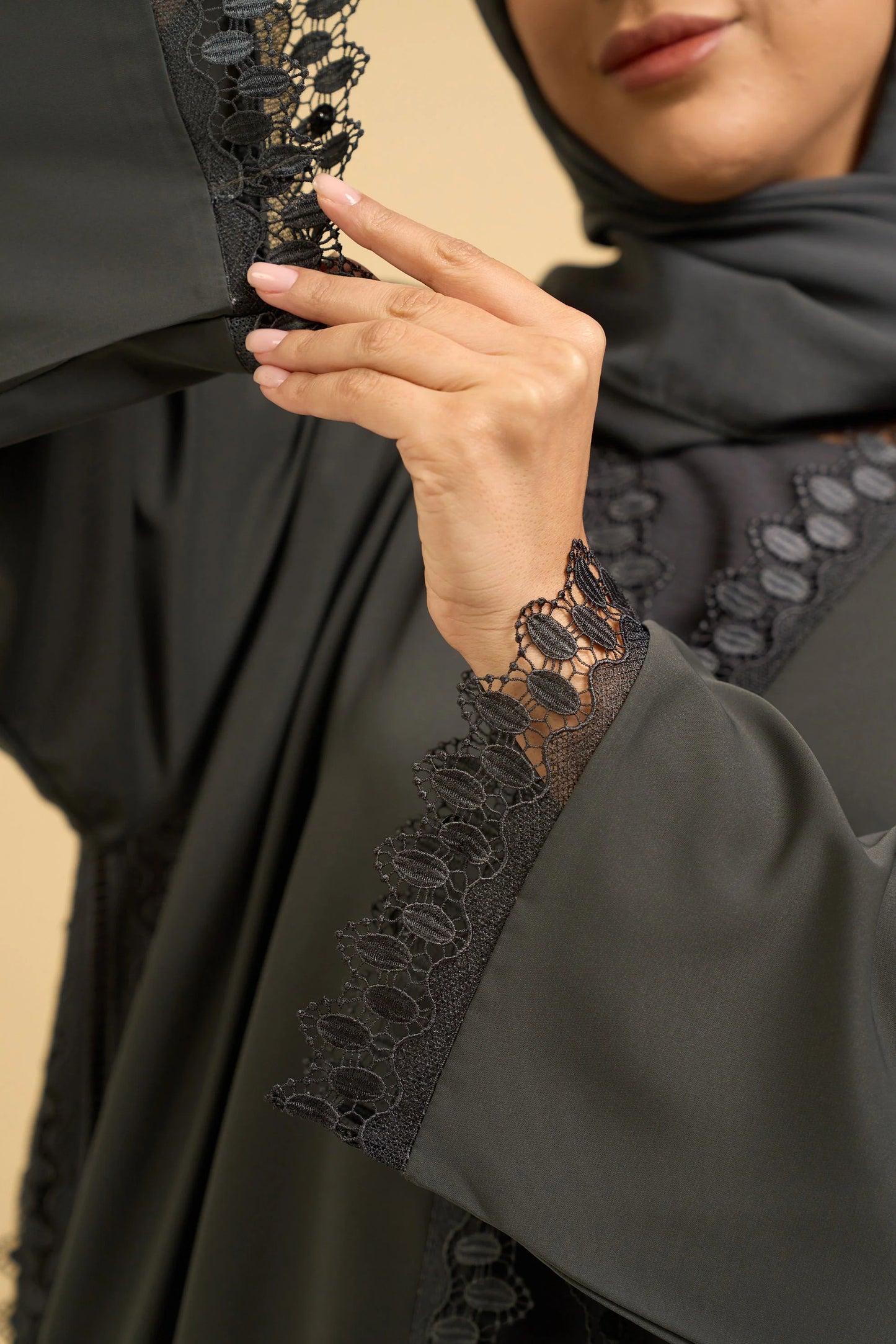 Serene Charcoal Abaya