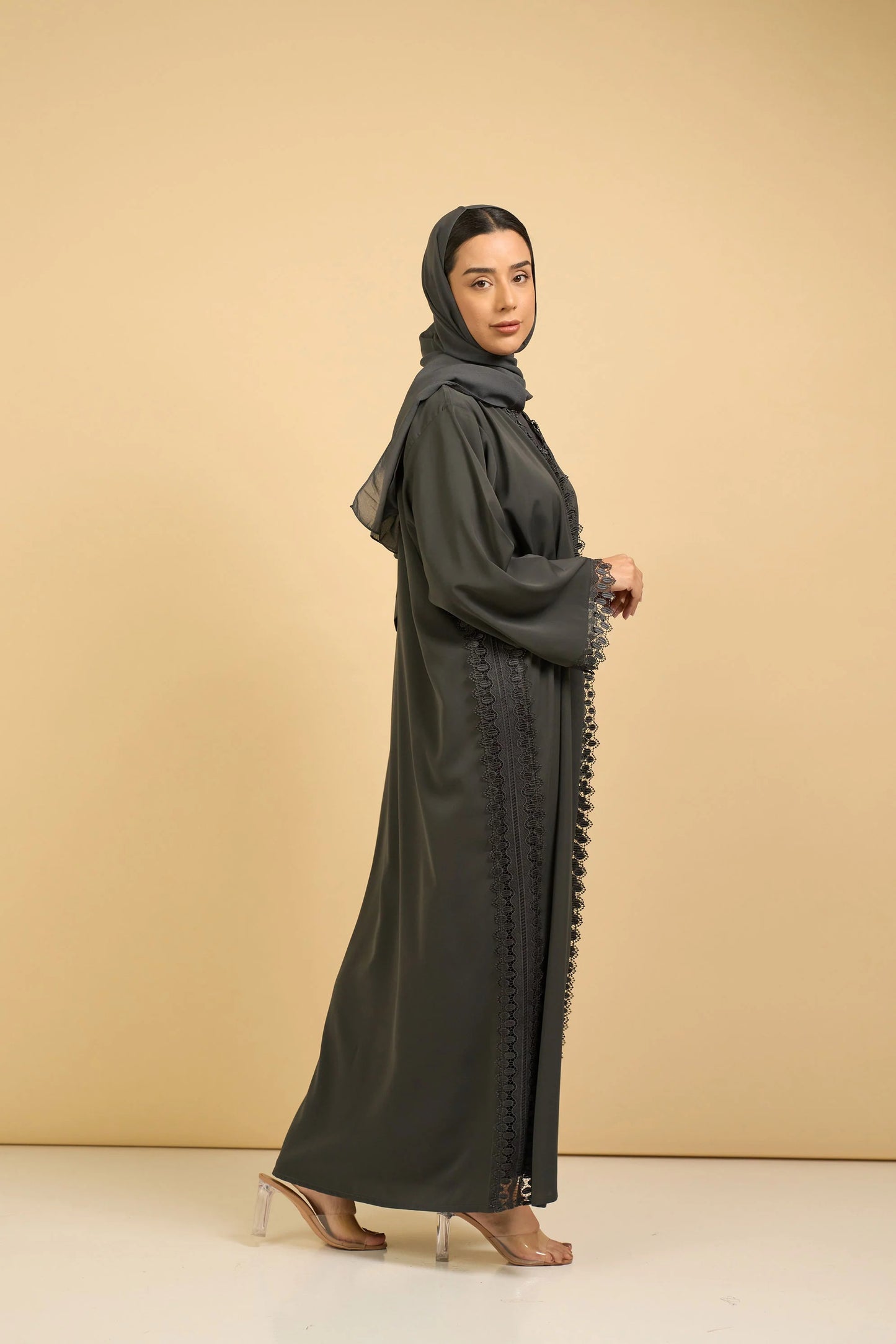 Serene Charcoal Abaya