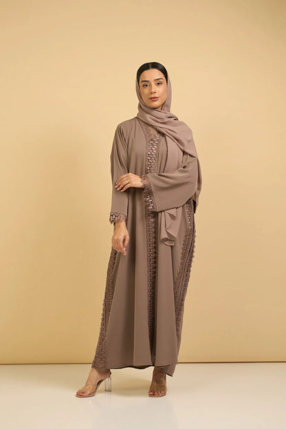Taupe Grace Abaya