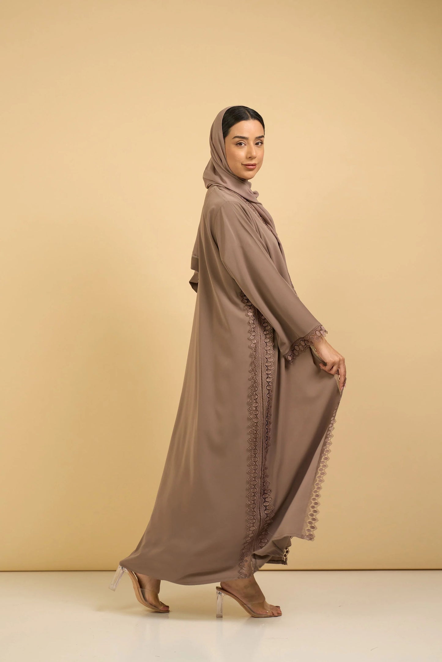 Taupe Grace Abaya