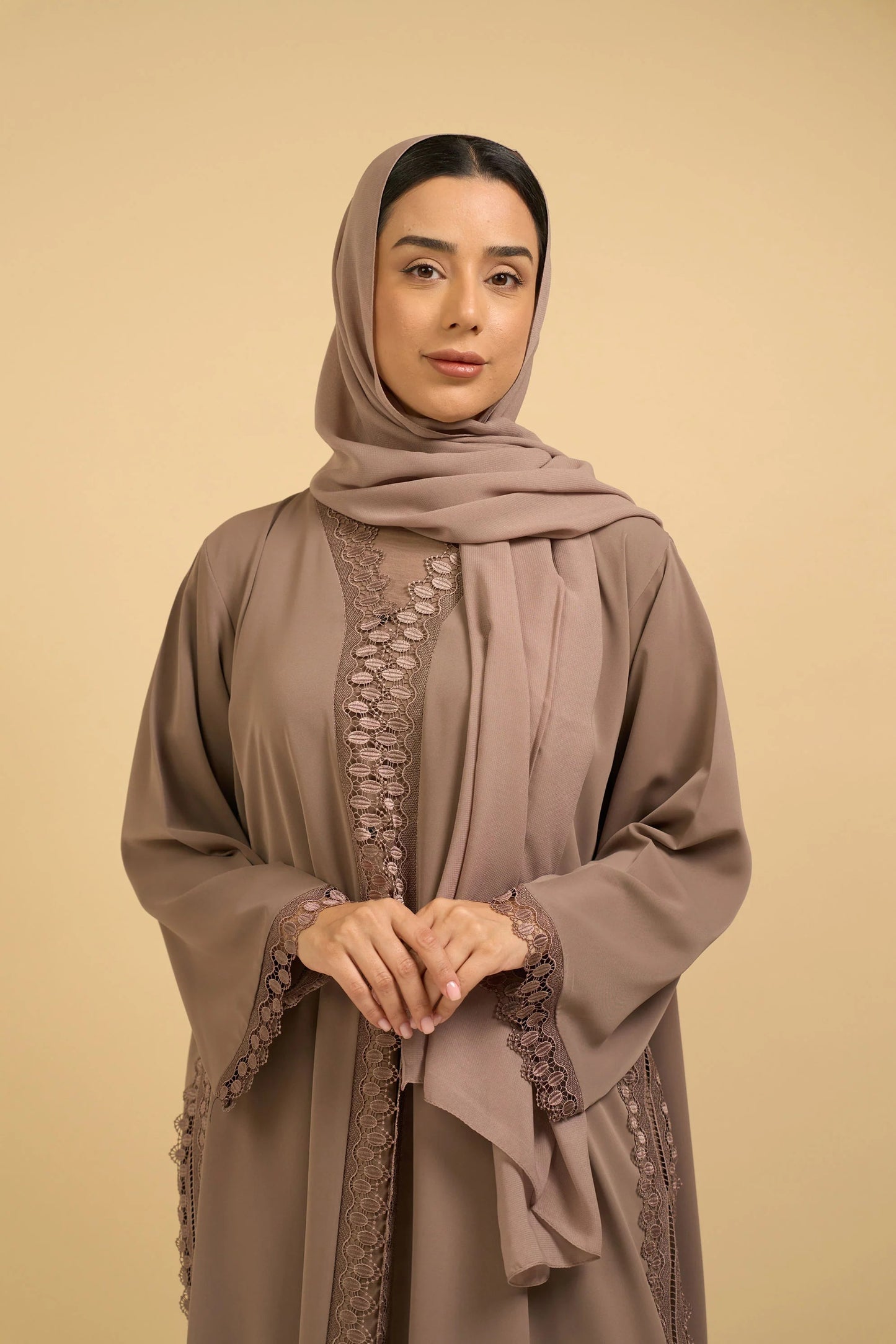 Taupe Grace Abaya