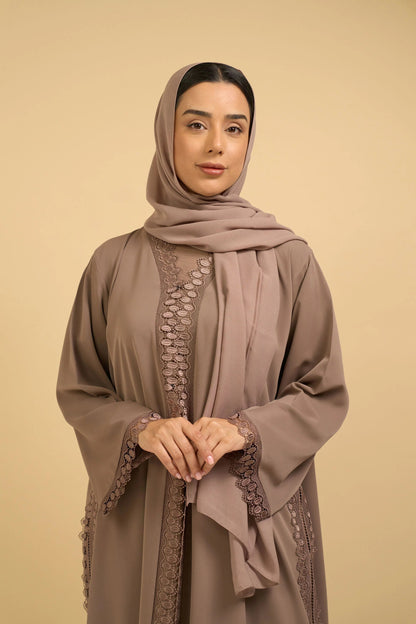 Taupe Grace Abaya